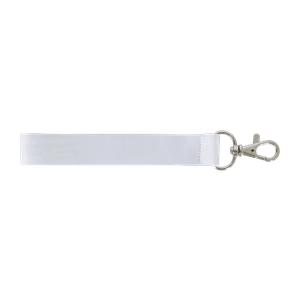 Porte clés ruban Fabrication Europe - mousqueton métal personnalisable