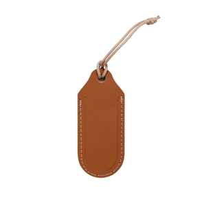 Porte-étiquette bagage cuir régénéré - made in France