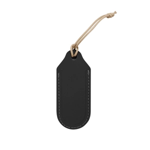 Porte-étiquette bagage cuir régénéré - made in France personnalisable