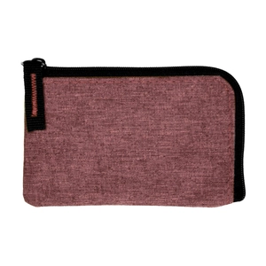 Porte monnaie anti RFID en polyester-lin personnalisable