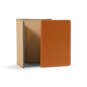 Porte-passeport cuir régénéré - made in France personnalisable