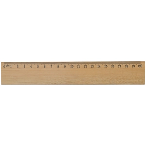 Règle en bois de cèdre 20 cm personnalisable