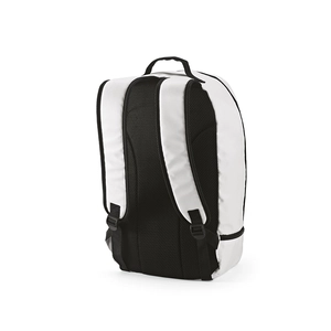 Sac à dos 25l avec bandes noires réfléchissantes - avec compartiment pour chaussures personnalisable