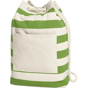 Sac à dos BEACH en coton style marinière personnalisable