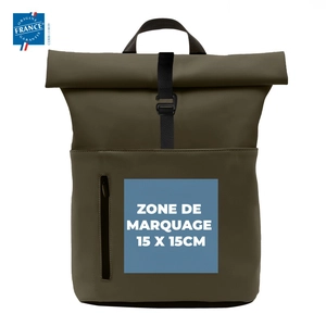 Sac à dos Premium fabriqué en France GOODJOUR - fermeture rolltop personnalisable