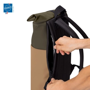 Sac à dos Premium fabriqué en France GOODJOUR - fermeture rolltop personnalisable