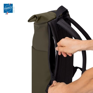 Sac à dos Premium fabriqué en France GOODJOUR - fermeture rolltop personnalisable