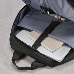 Sac à dos urbain RPET 300D 18l - avec poche latérale et frontale personnalisable