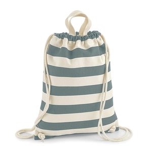 Sac de gym NAUTICAL 100% toile de coton personnalisable