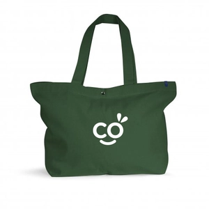 Sac de plage au design exclusif 100% coton bio - fermeture bouton pression personnalisable