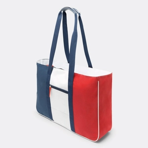 Sac de plage MARINA - sac de plage tricolore personnalisable