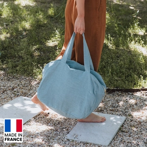 Sac de sport ou voyage Made In France en lin cultivé en France personnalisable