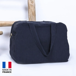 Sac de sport ou voyage Made In France en lin cultivé en France personnalisable