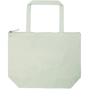 Sac en coton avec fermeture zippée - Totebag 280 gr/m2 avec poche intérieure personnalisable