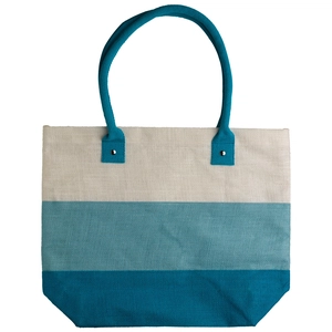 Sac en toile de jute 340gr - idéal pour shopping ou la plage personnalisable