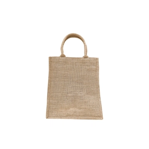 Sac en toile de jute naturel pour emplacement 6 bouteilles  personnalisable