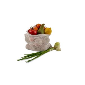 Sac filet à légumes 30x40cm - 100% coton OEKOTEX personnalisable