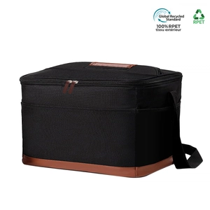 Sac isotherme 17l  en PET recyclé - avec poignée personnalisable