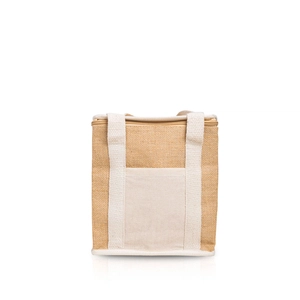 Sac isotherme en jute - Glacière en matière naturelle personnalisable