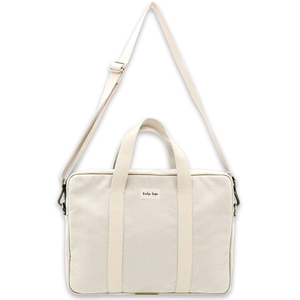 Sac ordinateur 15 pouces en coton bio certifié GOTS - fabriqué par une ONG personnalisable