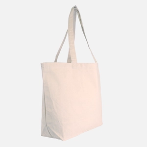 Sac shopping avec soufflet de fond - Coton 330gr épais personnalisable