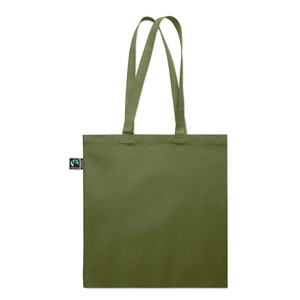 Sac shopping en coton avec soufflet et longues anses personnalisable
