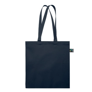 Sac shopping en coton avec soufflet et longues anses personnalisable