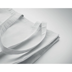 Sac shopping en coton avec soufflet et longues anses personnalisable