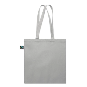 Sac shopping en coton avec soufflet et longues anses personnalisable