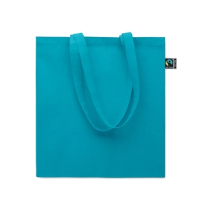 Sac shopping en coton avec soufflet et longues anses personnalisable