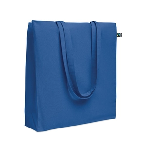 Sac shopping en coton avec soufflet et longues anses personnalisable