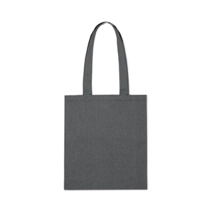 Sac shopping en coton recyclé - avec soufflet personnalisable