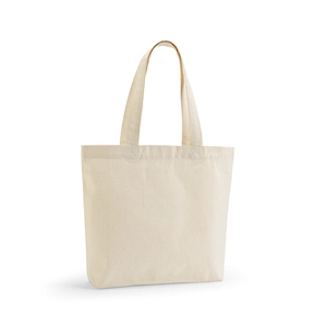 Sac shopping en coton recyclé et RPET - Totebag 180g/m2 naturel personnalisable