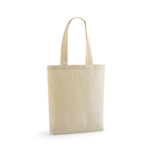 Sac shopping en coton recyclé et RPET - Totebag 220g/m2 naturel personnalisable