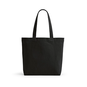 Sac shopping en coton recyclé et RPET - Totebag 280g/m2 avec soufflet personnalisable