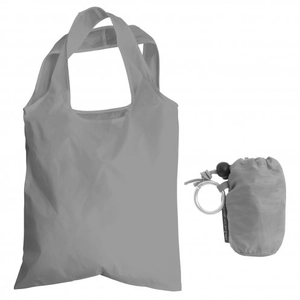 Sac shopping pliable KEYSHOP -  Sac en RPET avec mousqueton personnalisable