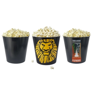 Seau à pop-corn 2,5L réutilisable en plastique personnalisable