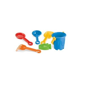Seau de plage en PP avec 5 accessoires personnalisable