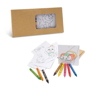 Set de coloriage JAGUAR - inclut 8 crayons et 8 dessins personnalisable