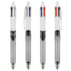 Stylo  3 couleurs bille + 1 HB BIC® personnalisable