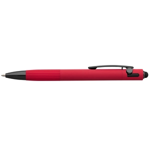 Stylo à bille en aluminium recyclé - mécanisme à bouton-poussoir et stylet personnalisable