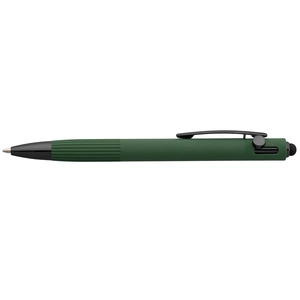 Stylo à bille en aluminium recyclé - mécanisme à bouton-poussoir et stylet personnalisable