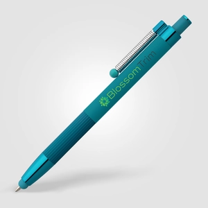 Stylo aluminium recyclé, monochrome - stylet anti-stress personnalisable