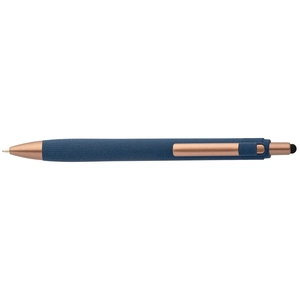 Stylo bille stylet - plastique recyclé - finition bronze personnalisable
