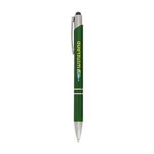 Stylo CROSBY brillant avec stylet et corps en aluminium personnalisable