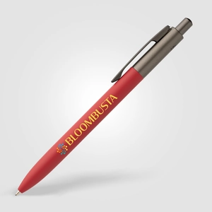 Stylo en aluminium recyclé avec finition métal canon de fusil personnalisable