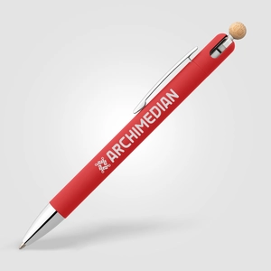 Stylo en aluminium recyclé avec fonction anti-stress personnalisable