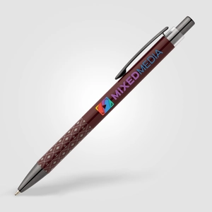 Stylo en aluminium recyclé avec grip imprimé personnalisable