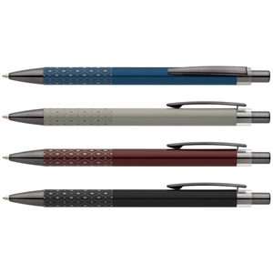 Stylo en aluminium recyclé avec grip imprimé personnalisable