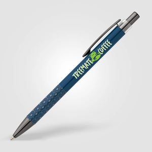 Stylo en aluminium recyclé avec grip imprimé personnalisable